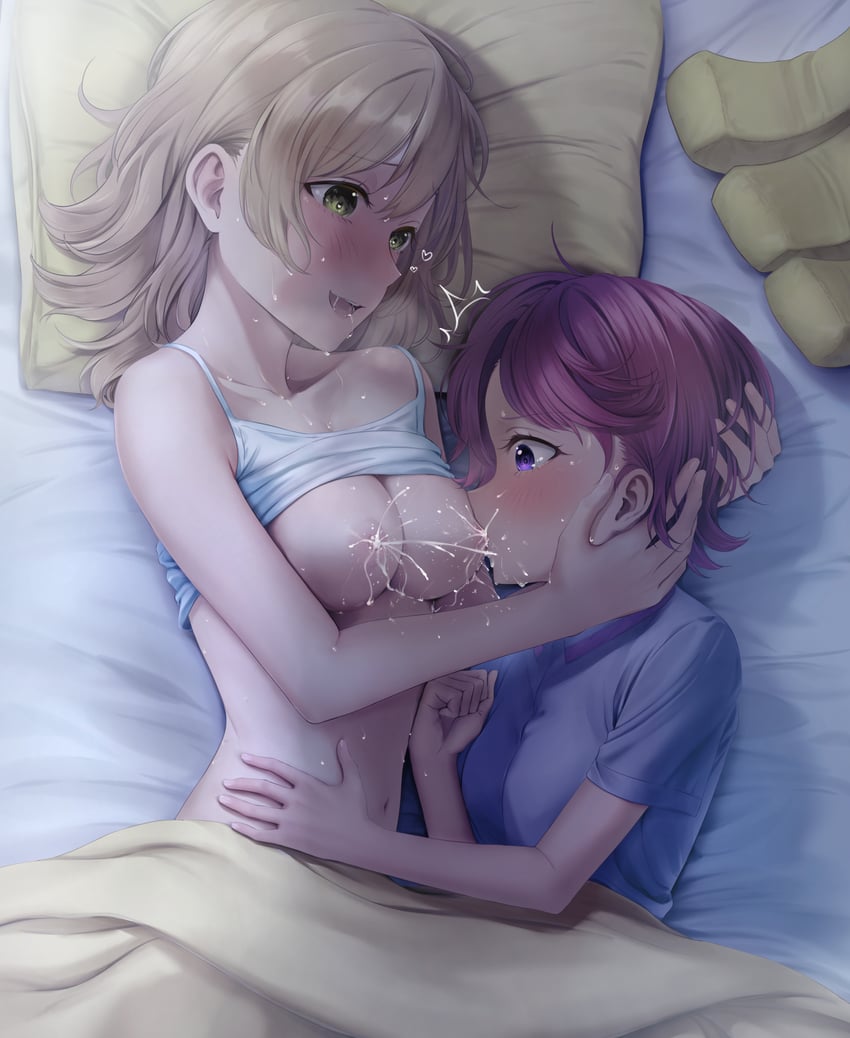 daiba nana and isurugi futaba (shoujo kageki revue starlight) drawn by shroomia
