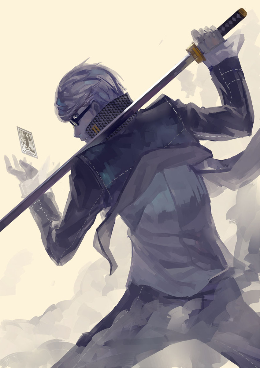narukami yu (persona and 1 more) drawn by club3