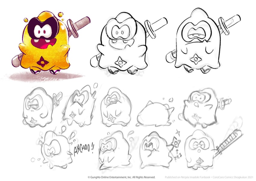 gumchi (ninjala and 1 more) drawn by rianti-wong