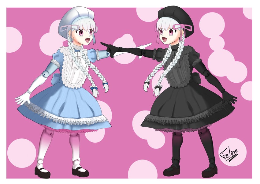 nursery rhyme and alice (fate and 2 more) drawn by macaulen