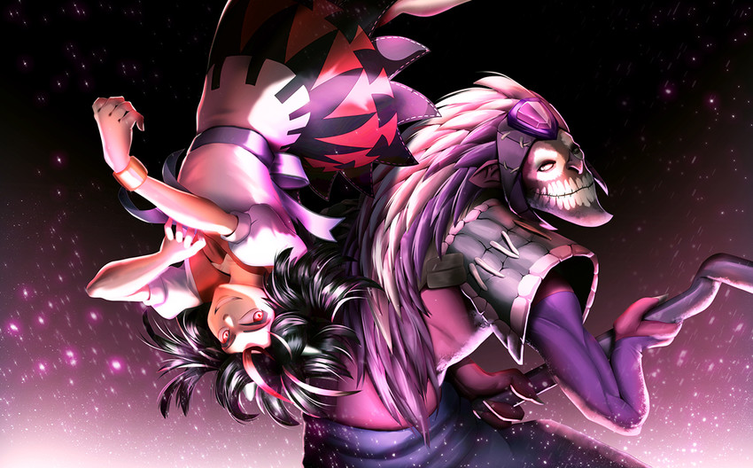 kijin seija and dazzle (touhou and 2 more) drawn by hadant