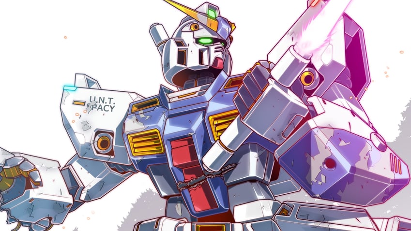gundam alex (gundam and 1 more) drawn by heyzan