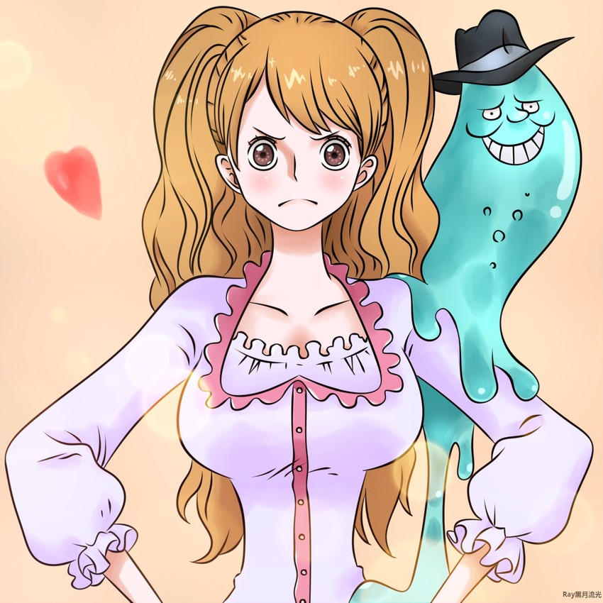 charlotte pudding and nitro (one piece) drawn by ray_(jingetsu_hikari)