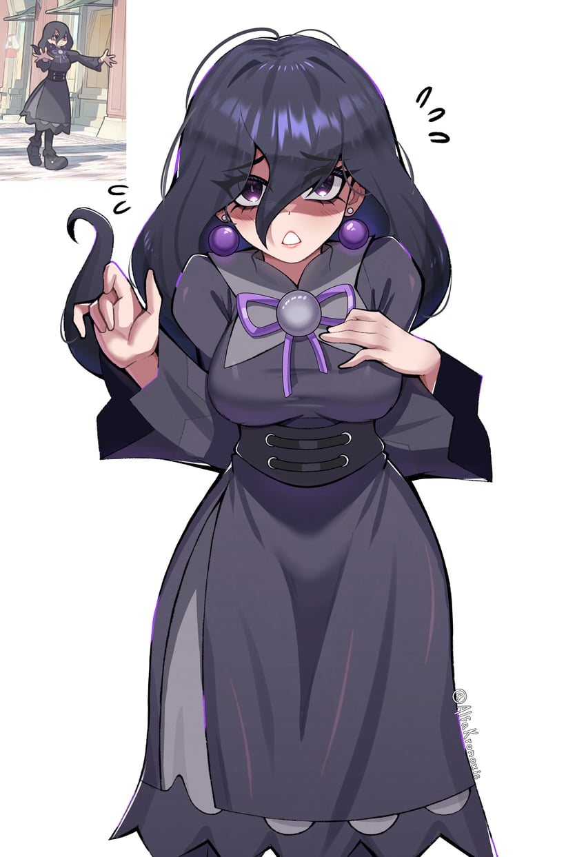 hex maniac (pokemon and 1 more) drawn by alfakronoxis