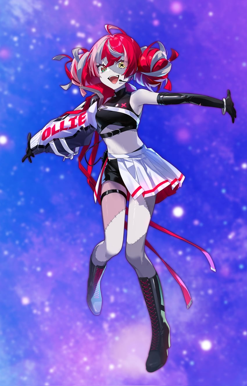kureiji ollie (hololive and 1 more) drawn by pisuke_wan