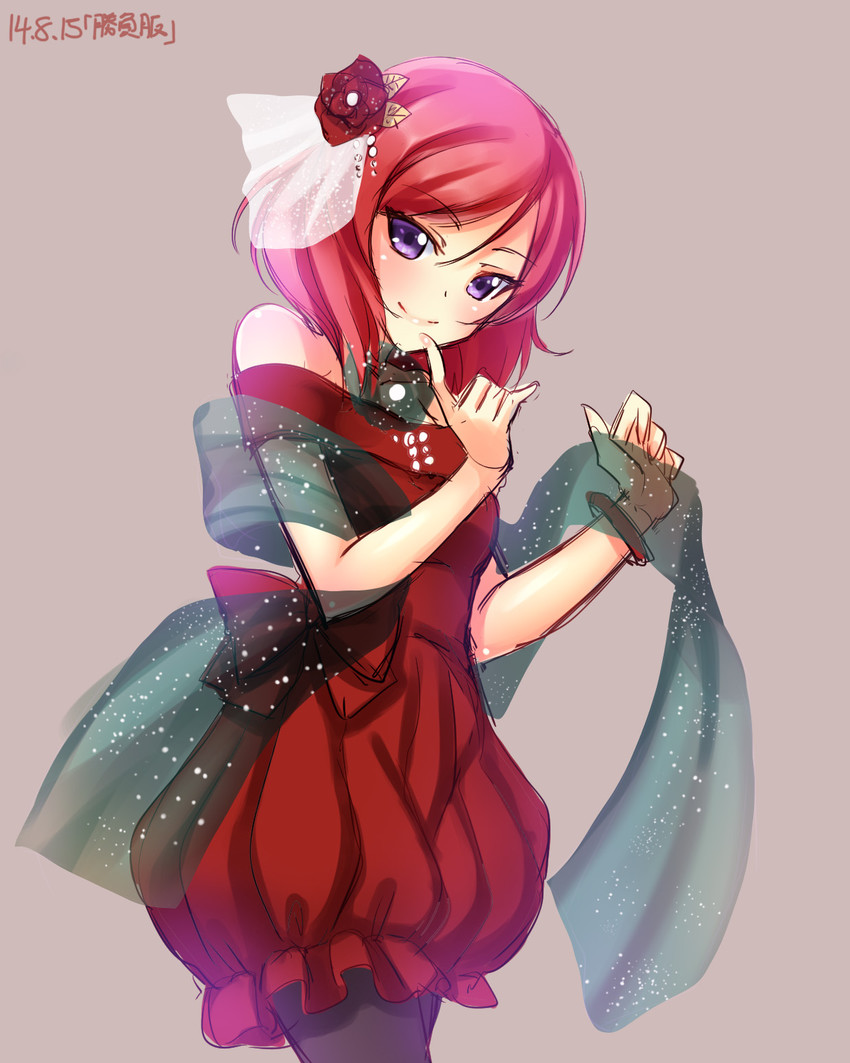 nishikino maki (love live! and 1 more) drawn by yu-ta