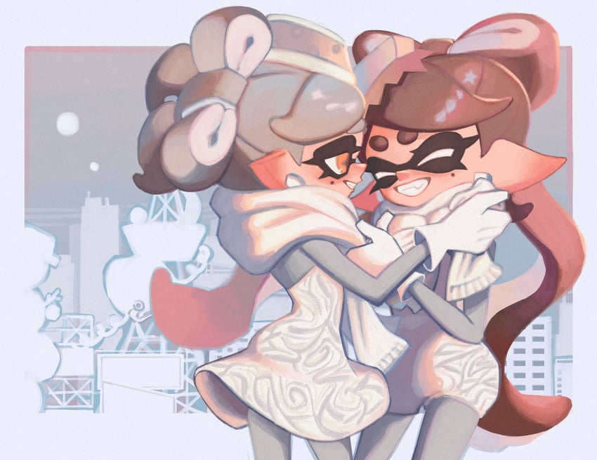 callie and marie (splatoon and 1 more) drawn by ka1_(k4k37)