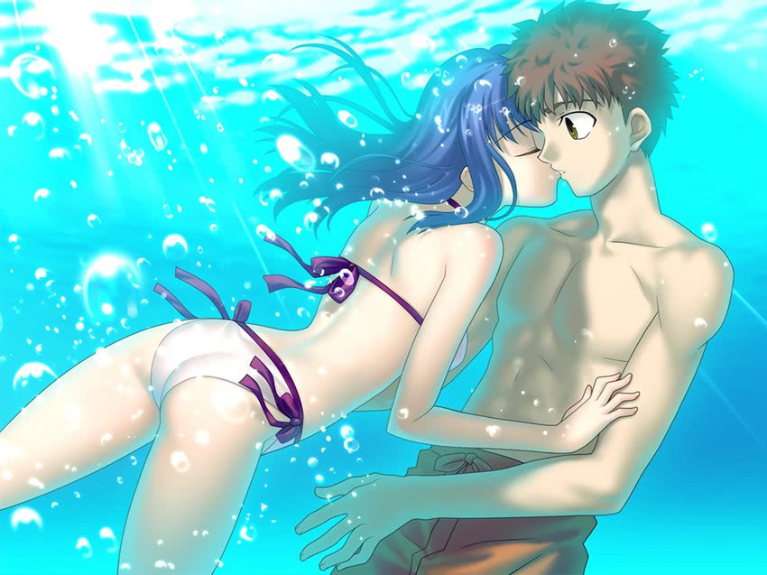 emiya shirou and matou sakura (fate and 2 more) drawn by takeuchi_takashi