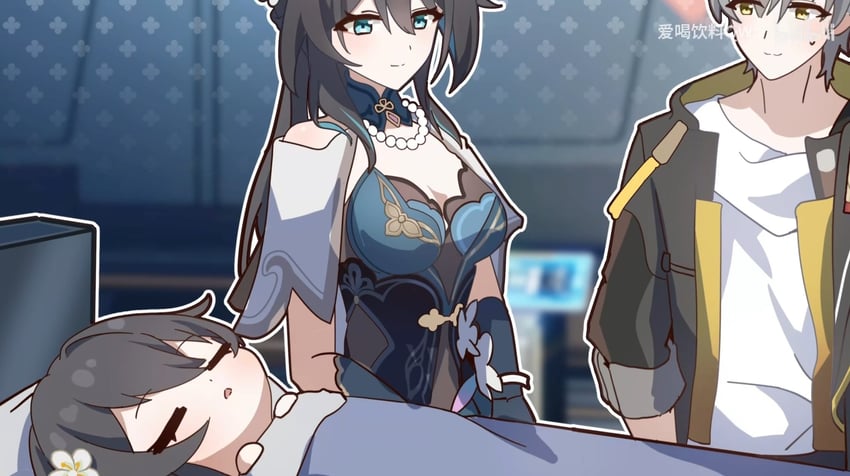 trailblazer, caelus, and ruan mei (honkai and 1 more)