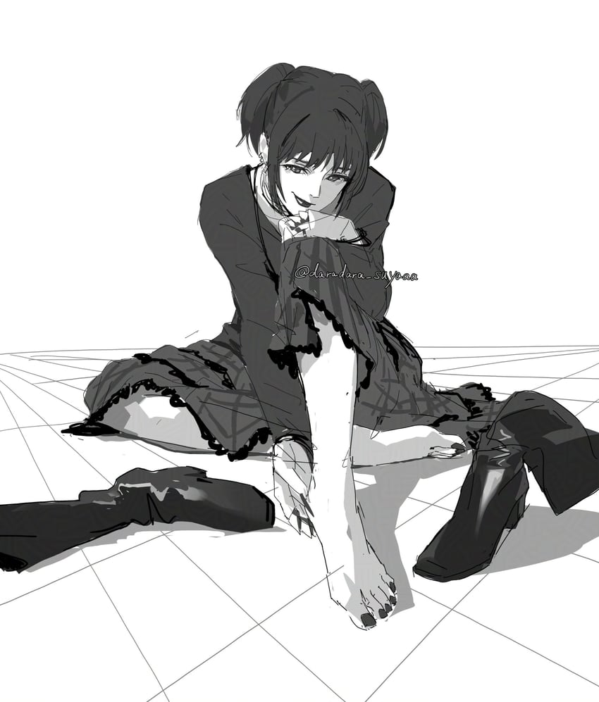 mikasa ackerman (shingeki no kyojin and 1 more) drawn by darao_(daradara_suyaaa)
