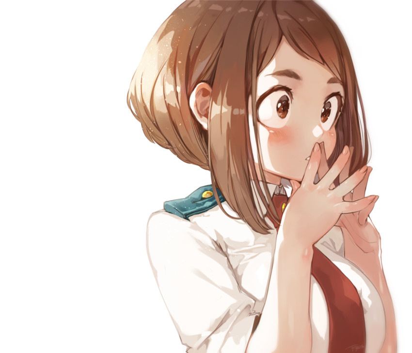 uraraka ochaco (boku no hero academia) drawn by ryota_(ry_o_ta)