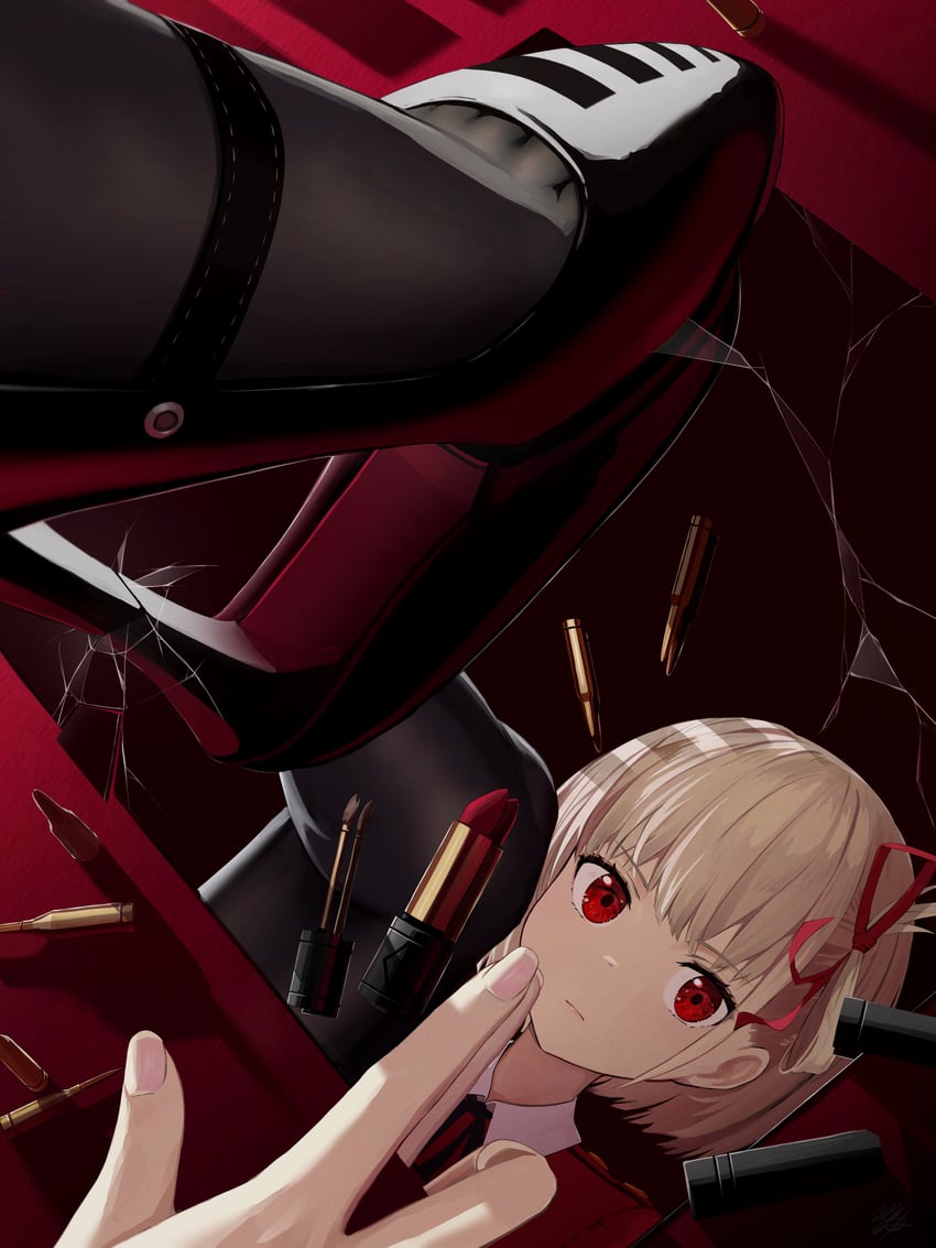 nishikigi chisato (lycoris recoil) drawn by hidulume