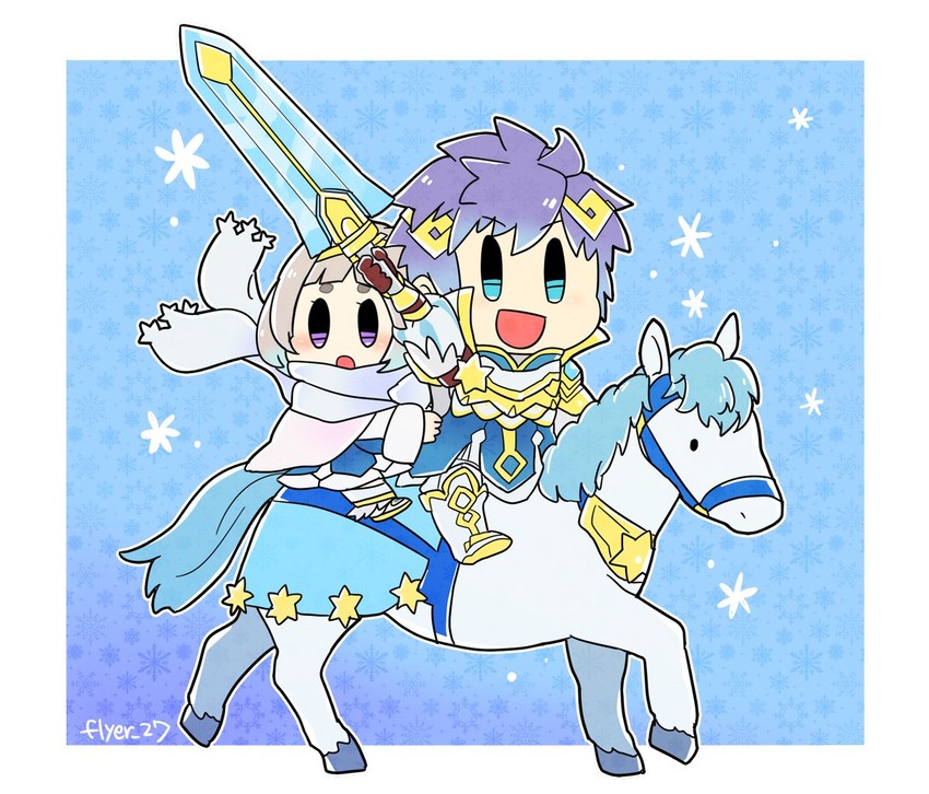 ylgr and hrid (fire emblem and 1 more) drawn by flyer_27