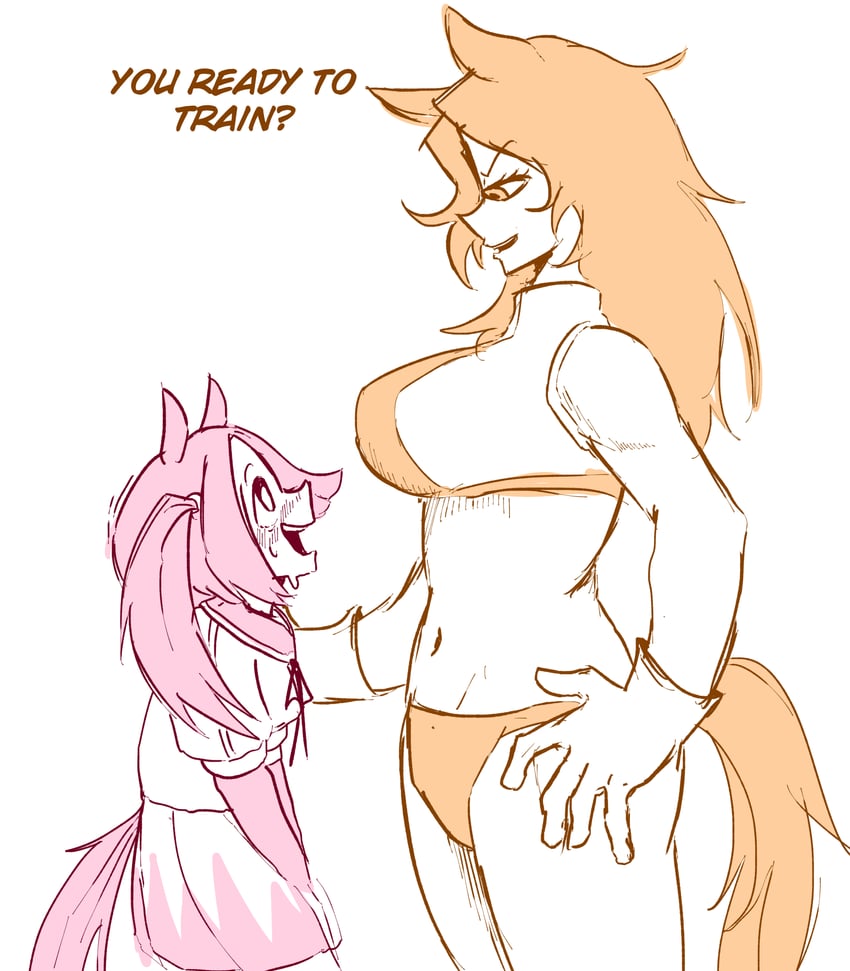 jovial merryment and comely material morning (horse race tests) drawn by starlinkman