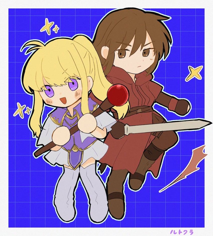 clarine and rutger (fire emblem and 1 more) drawn by ichgomi