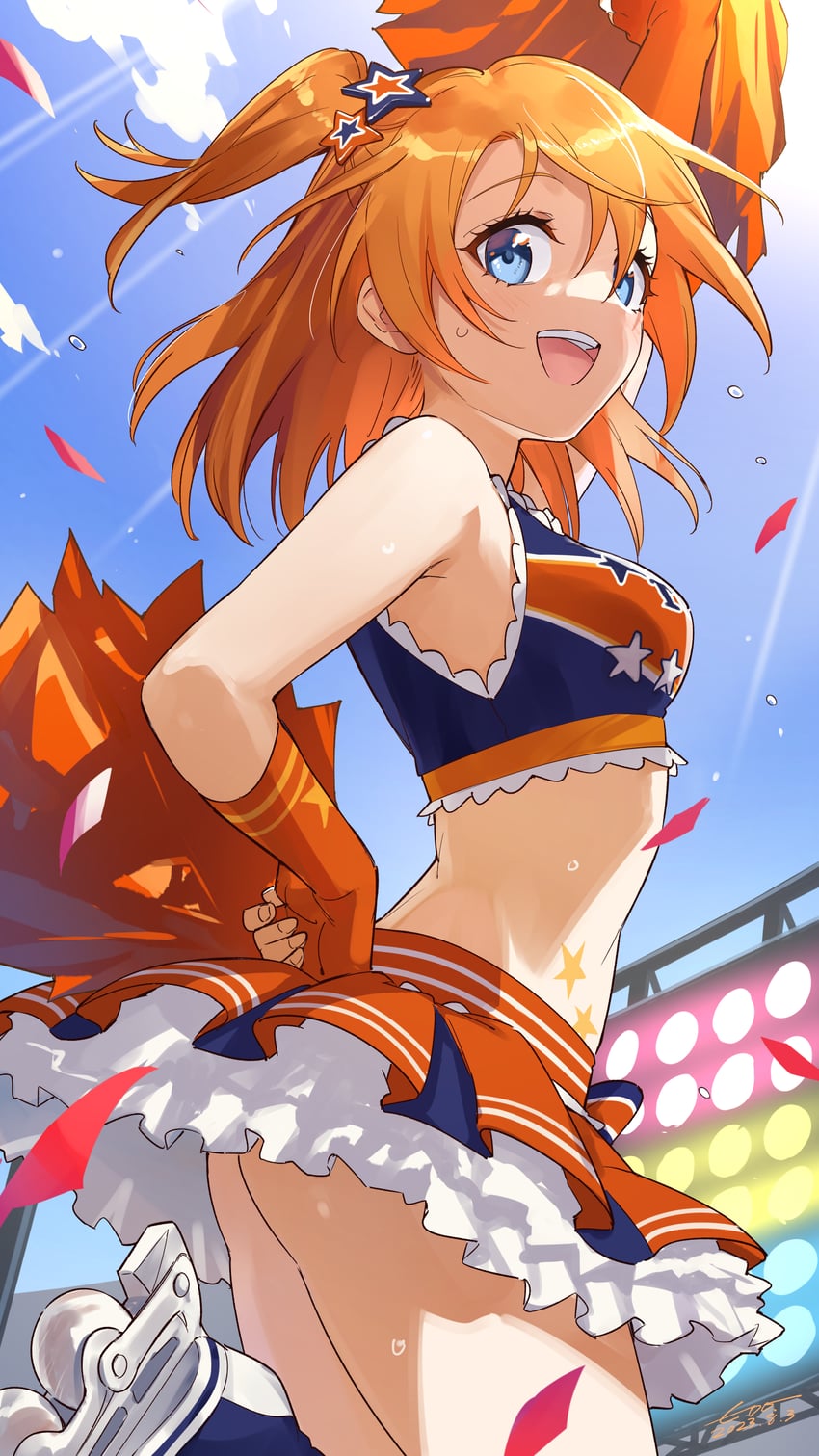 kosaka honoka (love live! and 2 more) drawn by wedo