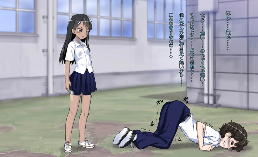 nagatoro hayase and hachiouji naoto (ijiranaide nagatoro-san) drawn by 774_(nanashi)