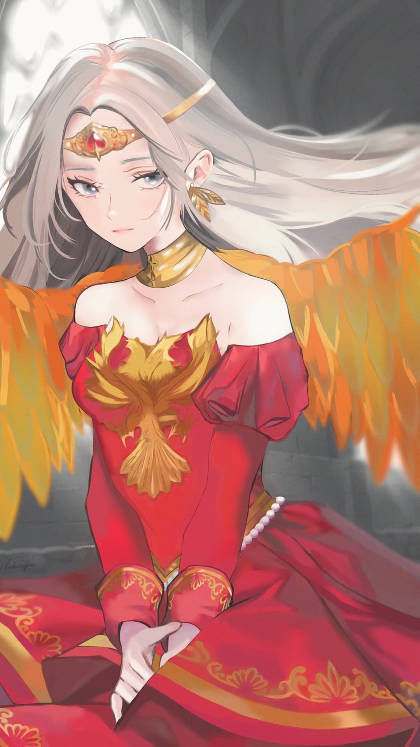 edelgard von hresvelg (fire emblem and 2 more) drawn by lichinyan