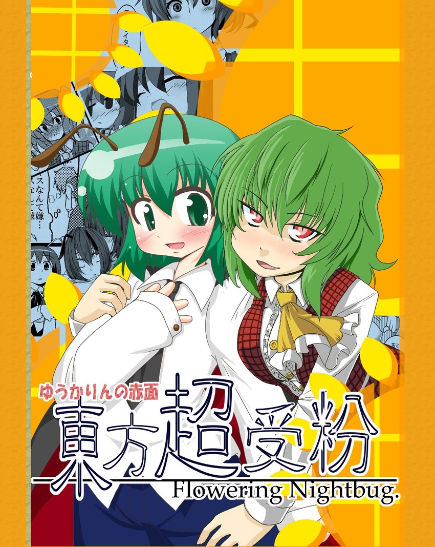 kazami yuuka and wriggle nightbug (touhou) drawn by kujira_lorant