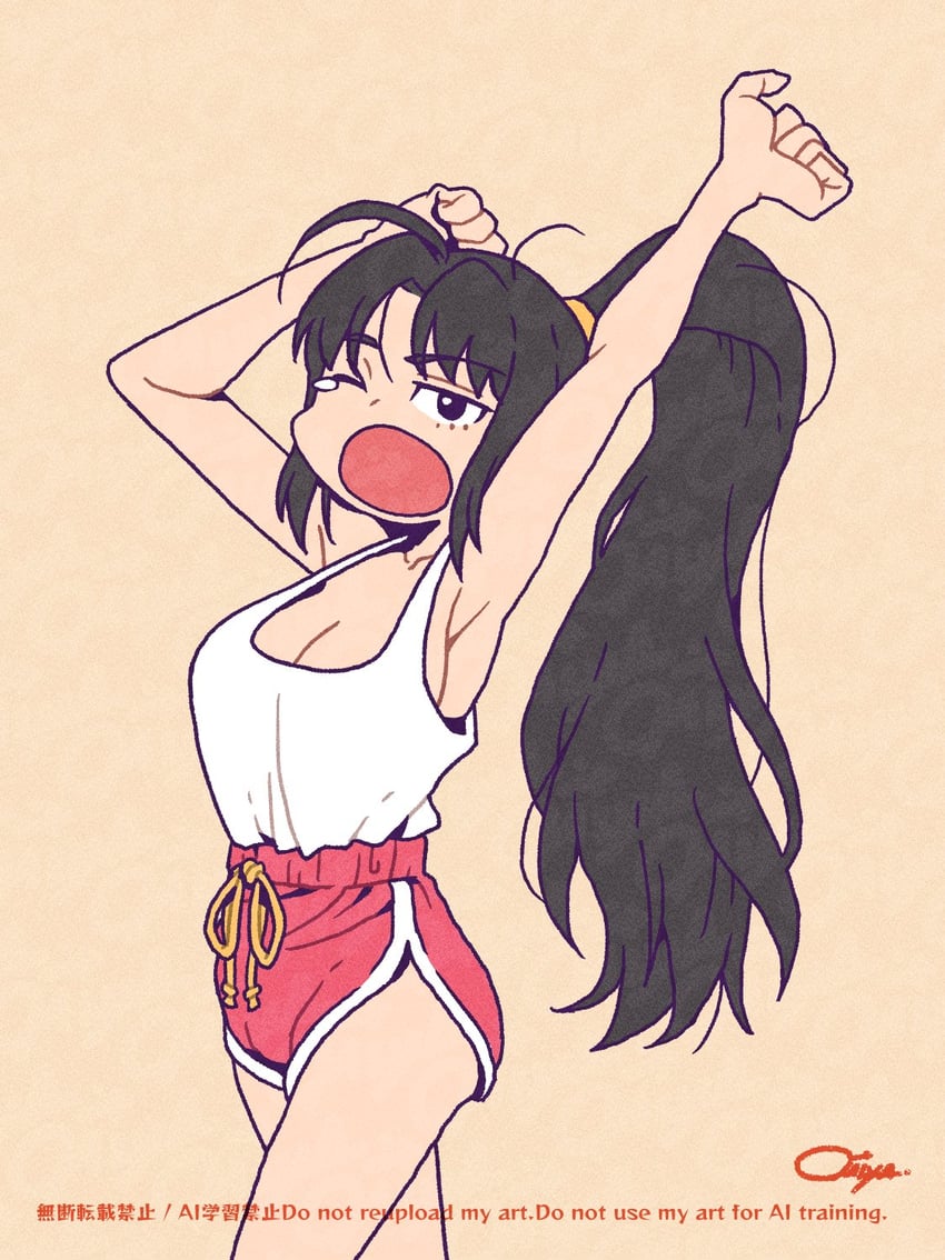 shiranui mai (street fighter and 2 more) drawn by marumiyart