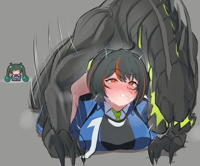 zhu yuan and qingyi (zenless zone zero) drawn by sunggou