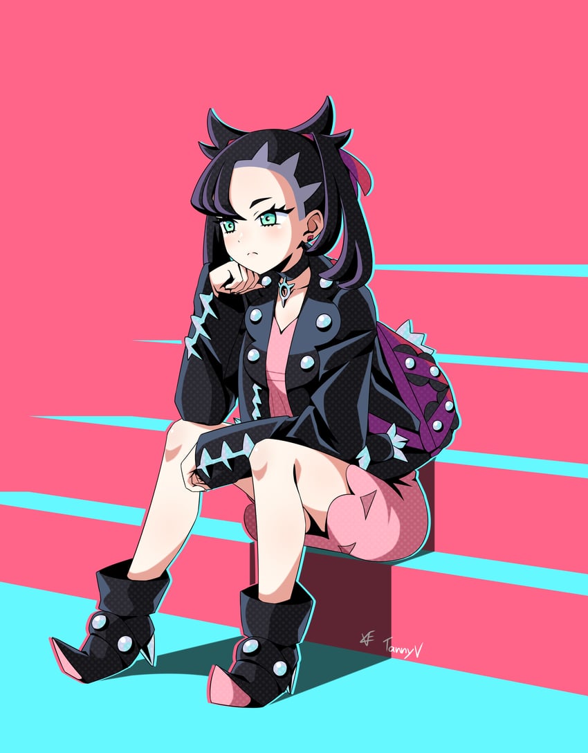 marnie (pokemon and 1 more) drawn by tanny_v