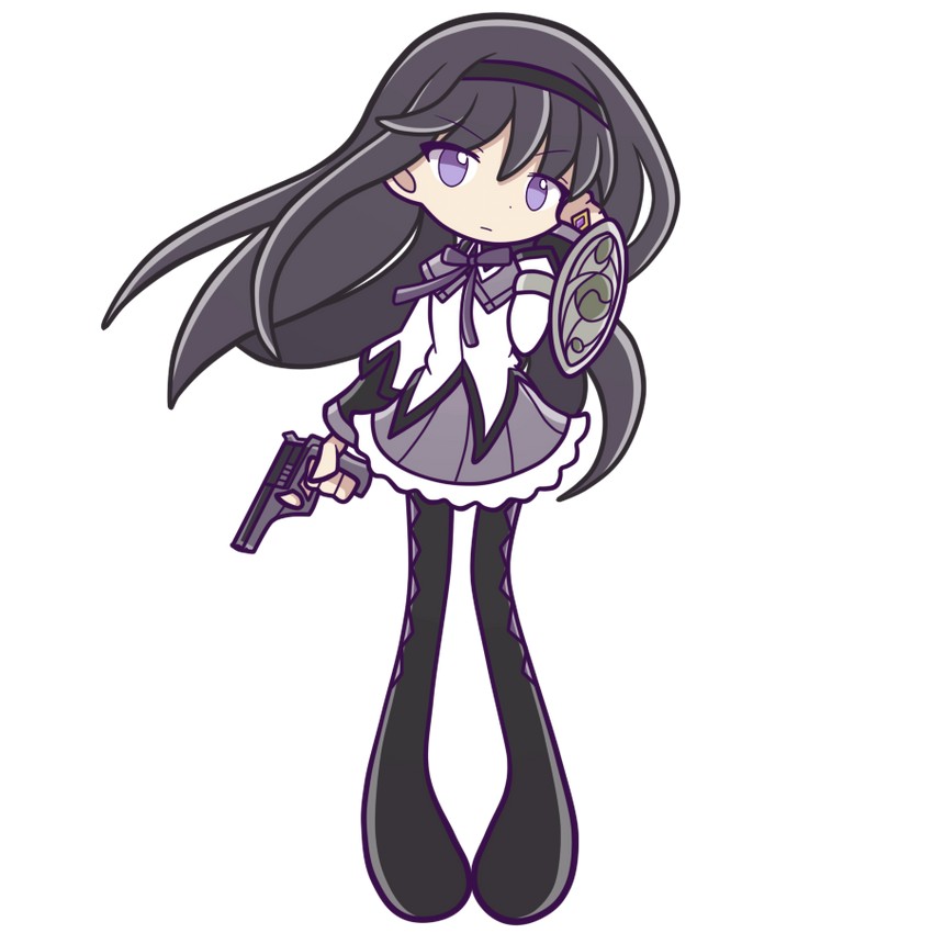 akemi homura (mahou shoujo madoka magica and 1 more) drawn by rii_(icedsalt)