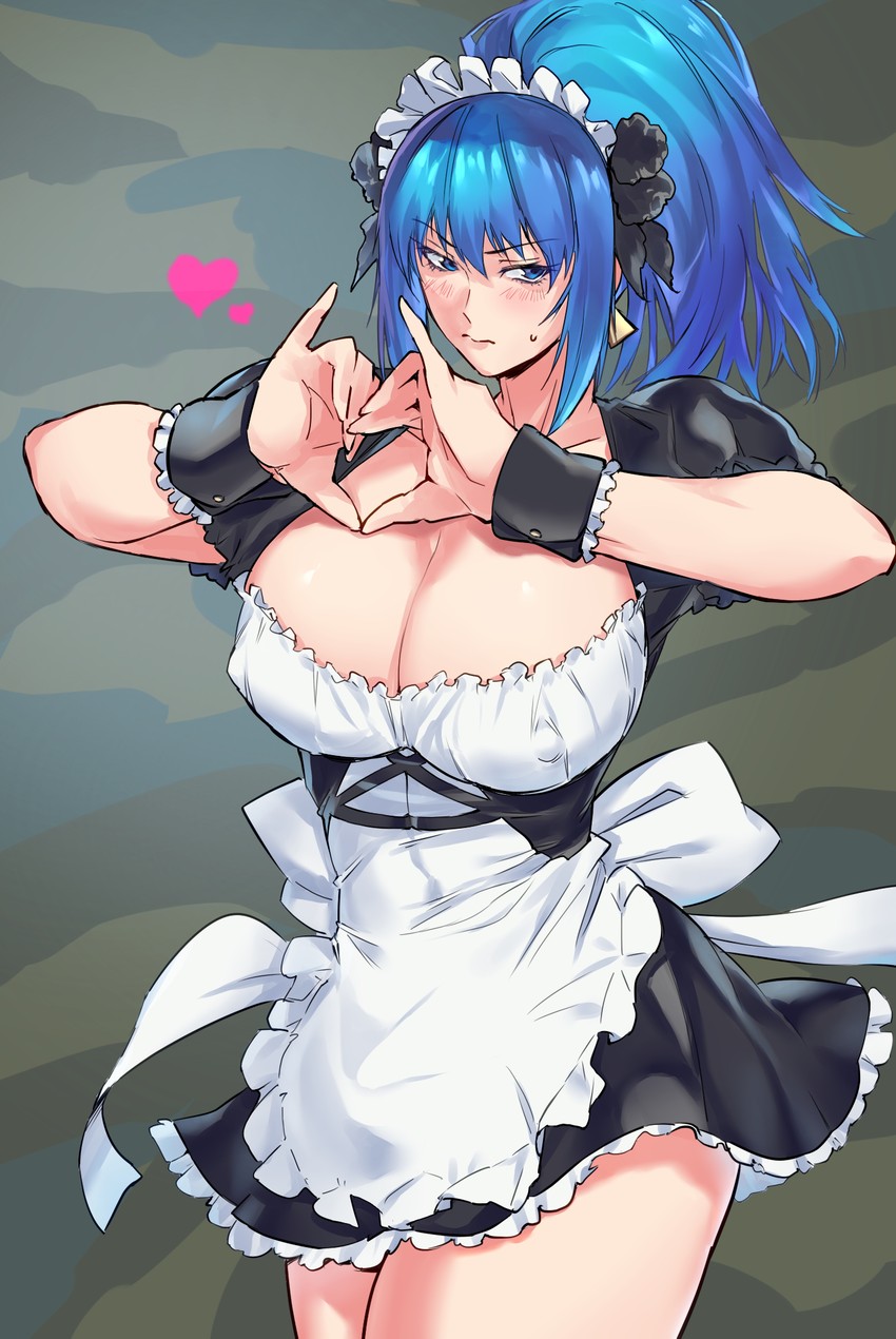 leona heidern (the king of fighters and 1 more) drawn by negresco