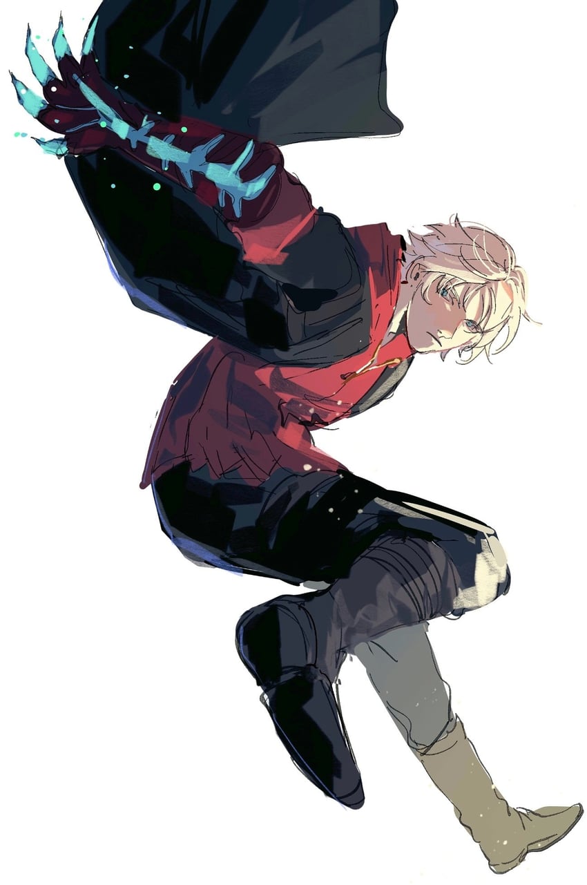 nero (devil may cry and 1 more) drawn by senbeikunxxx