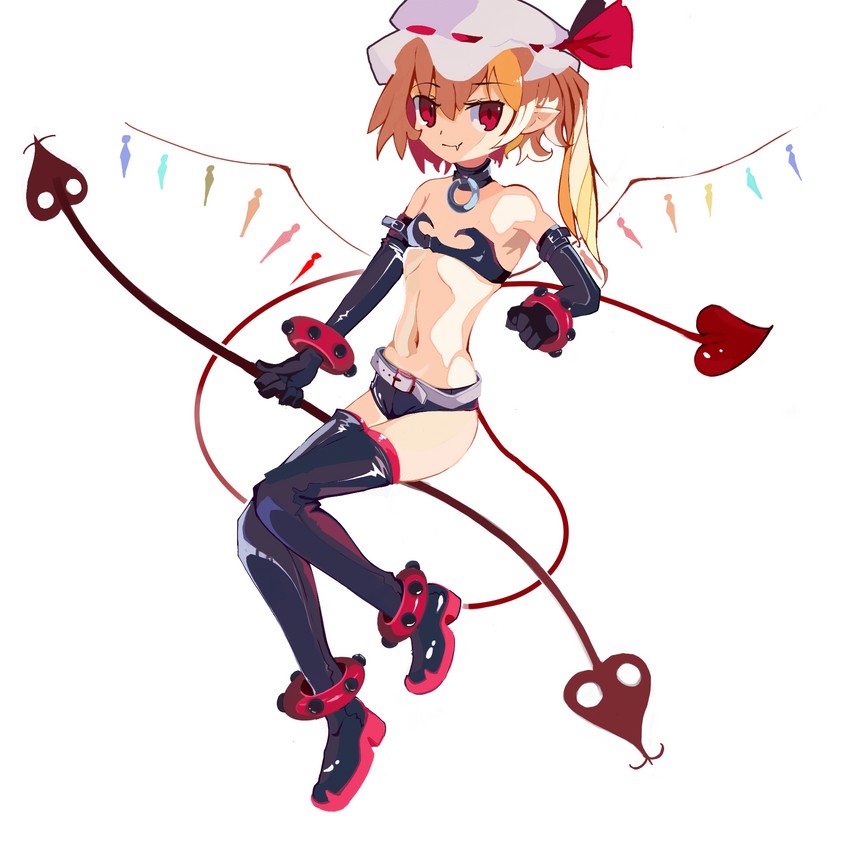flandre scarlet and etna (touhou and 2 more) drawn by sum_re1