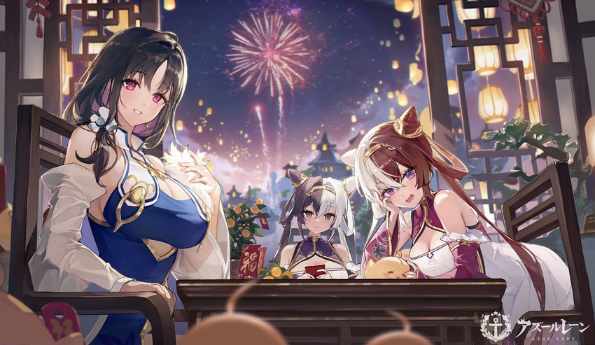 ying swei, ting an, and chao ho (azur lane) drawn by ttosom
