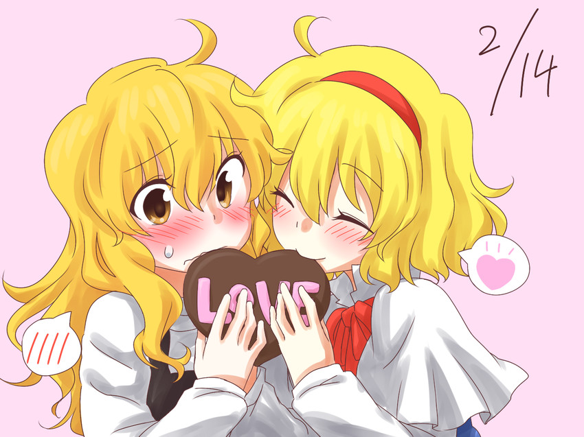 kirisame marisa and alice margatroid (touhou) drawn by pink_dama