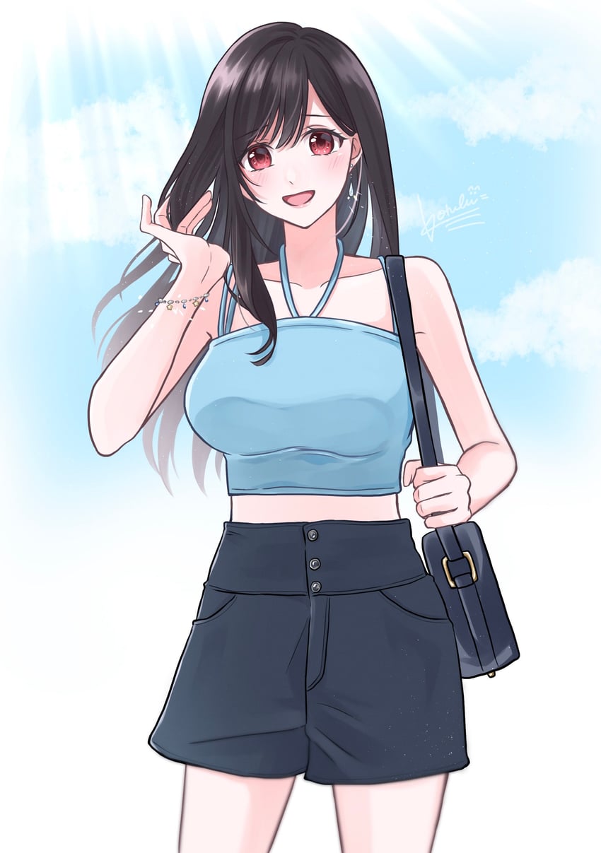tifa lockhart (final fantasy and 2 more) drawn by kt9_ct