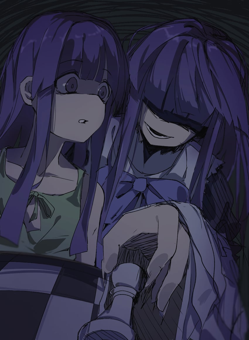 furude rika and frederica bernkastel (higurashi no naku koro ni and 1 more) drawn by sweater_701