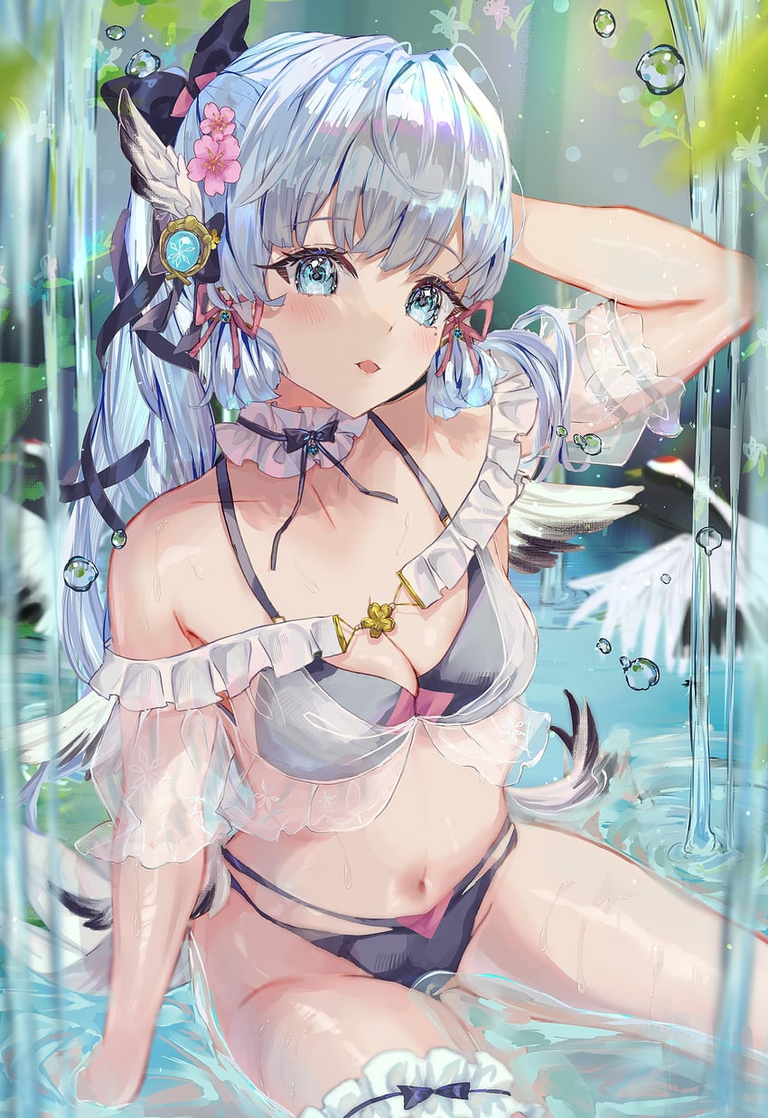 kamisato ayaka (genshin impact) drawn by isuzu_(an_icy_cat)
