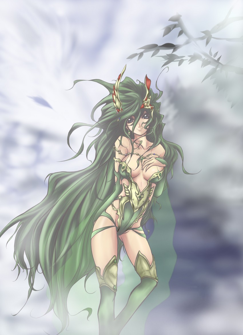 rydia and mist dragon (final fantasy and 2 more) drawn by harapeko1129
