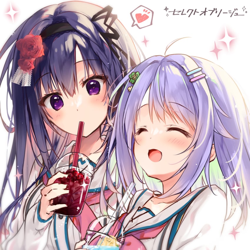 isshiki kaname and touri (select oblige) drawn by yuzuna_hiyo
