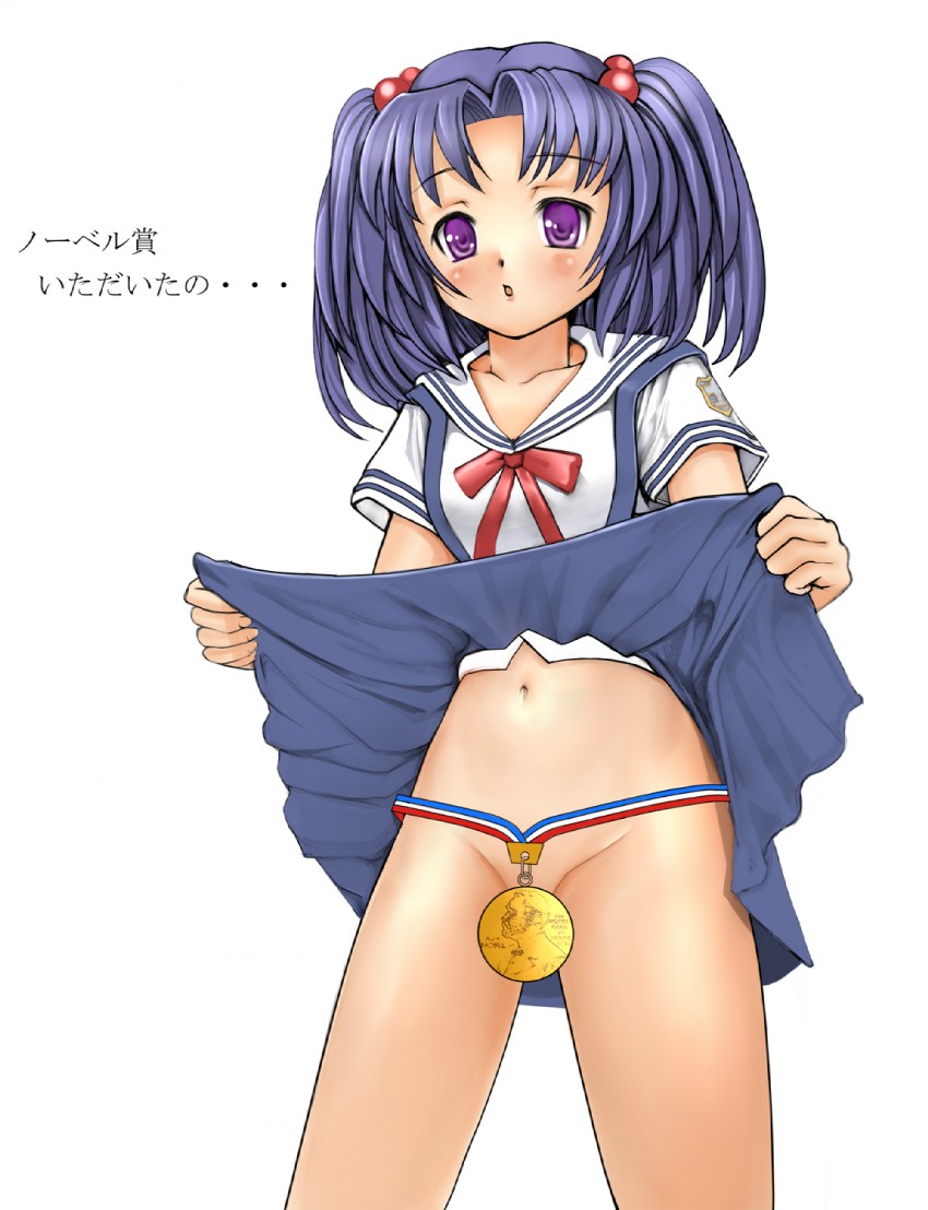 ichinose kotomi and alfred nobel (clannad) drawn by kouhei_(sxmas)