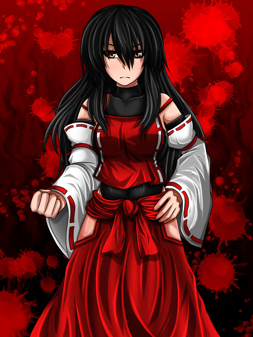 sendai hakurei no miko (original and 2 more) drawn by suikyou_(aqua_cities)