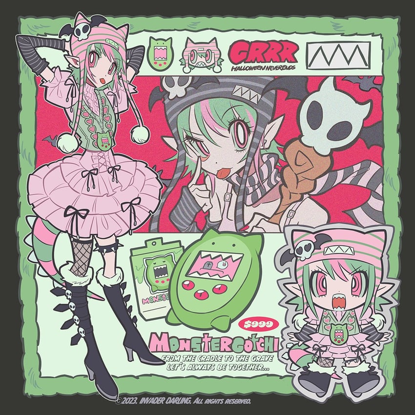 obaketchi (original and 1 more) drawn by invaderdarling