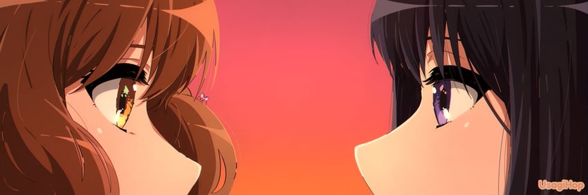 oumae kumiko and kousaka reina (hibike! euphonium) drawn by usagihop
