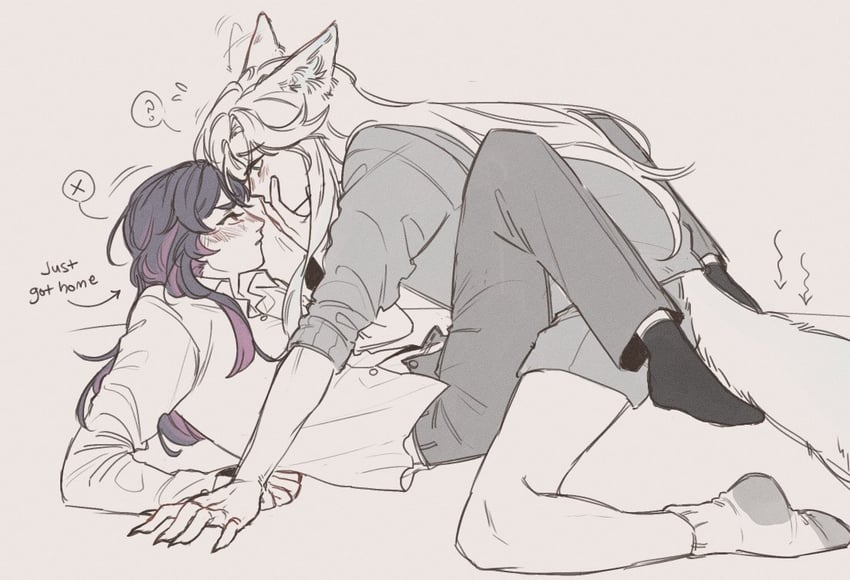 selene yan and iris wen (love curse: find your soulmate) drawn by bunster