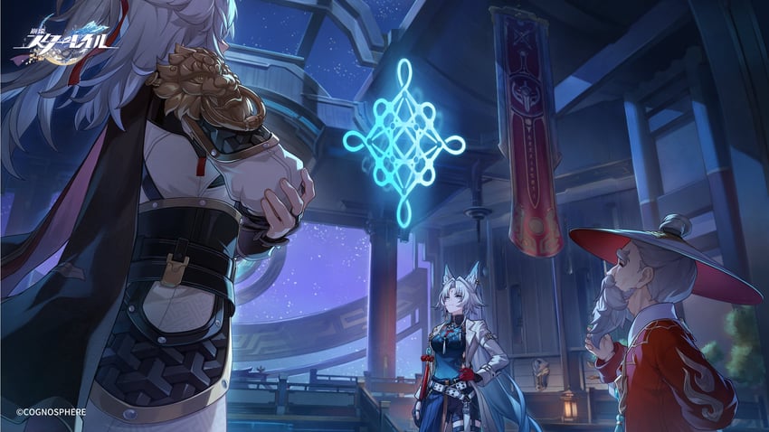 feixiao, jing yuan, and huaiyan (honkai and 1 more)