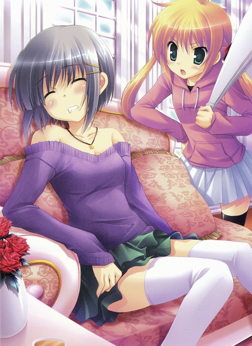 sanzen'in nagi and aizawa sakuya (hayate no gotoku!) drawn by ikegami_akane