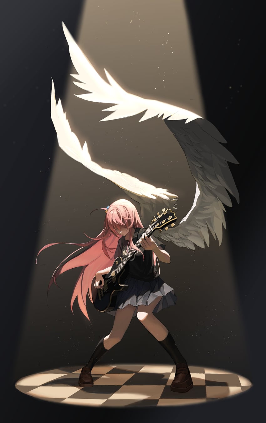 gotoh hitori (bocchi the rock!) drawn by dododo_(fightingdodo)