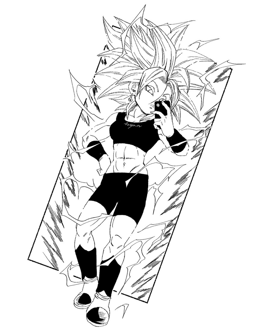 kefla (dragon ball and 1 more) drawn by fenyon