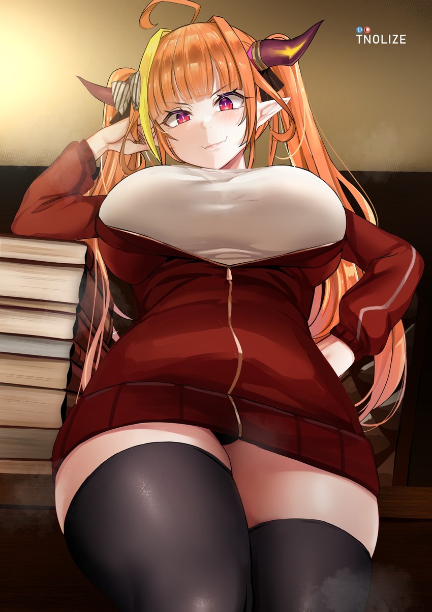 kiryu coco (hololive) drawn by tnolize