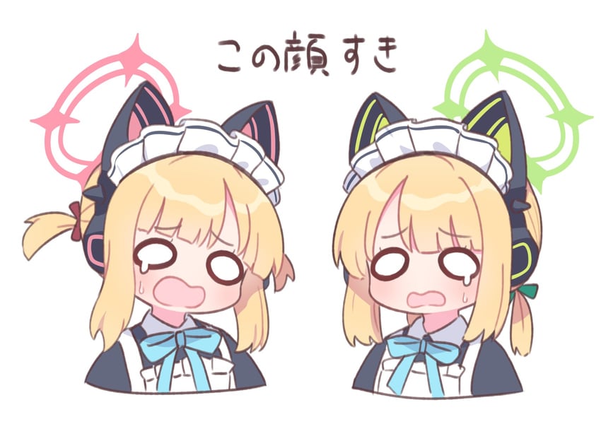 momoi and midori (blue archive) drawn by naga_u