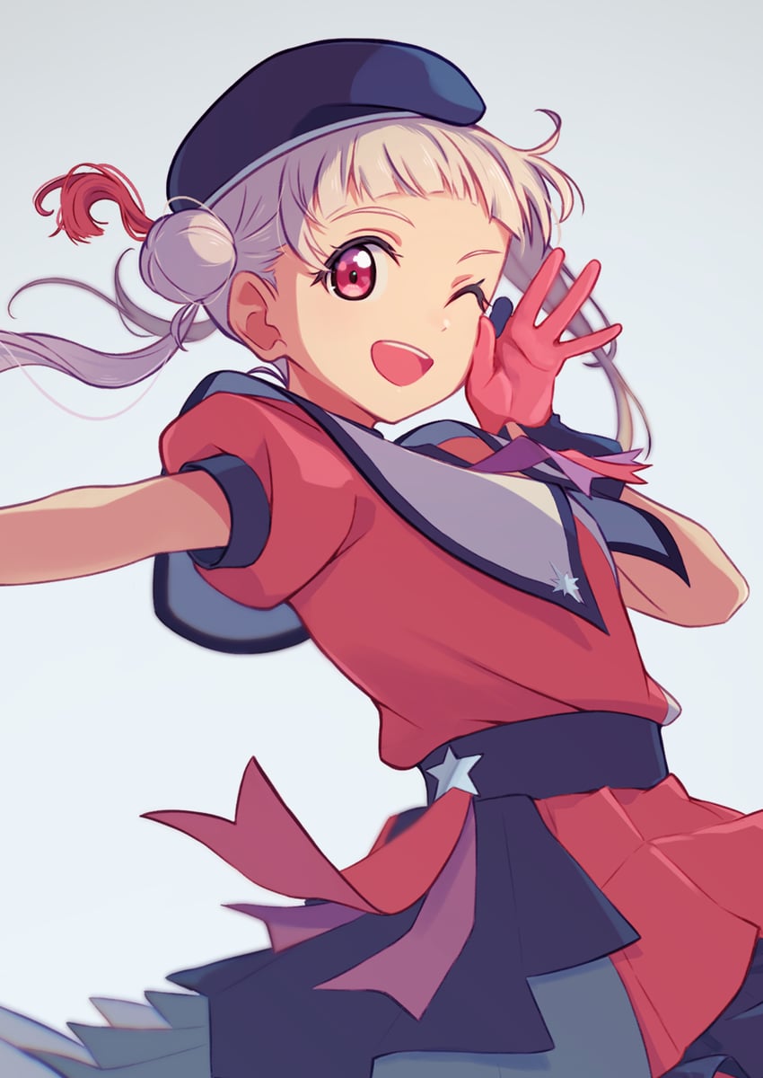 arashi chisato (love live! and 1 more) drawn by macken666