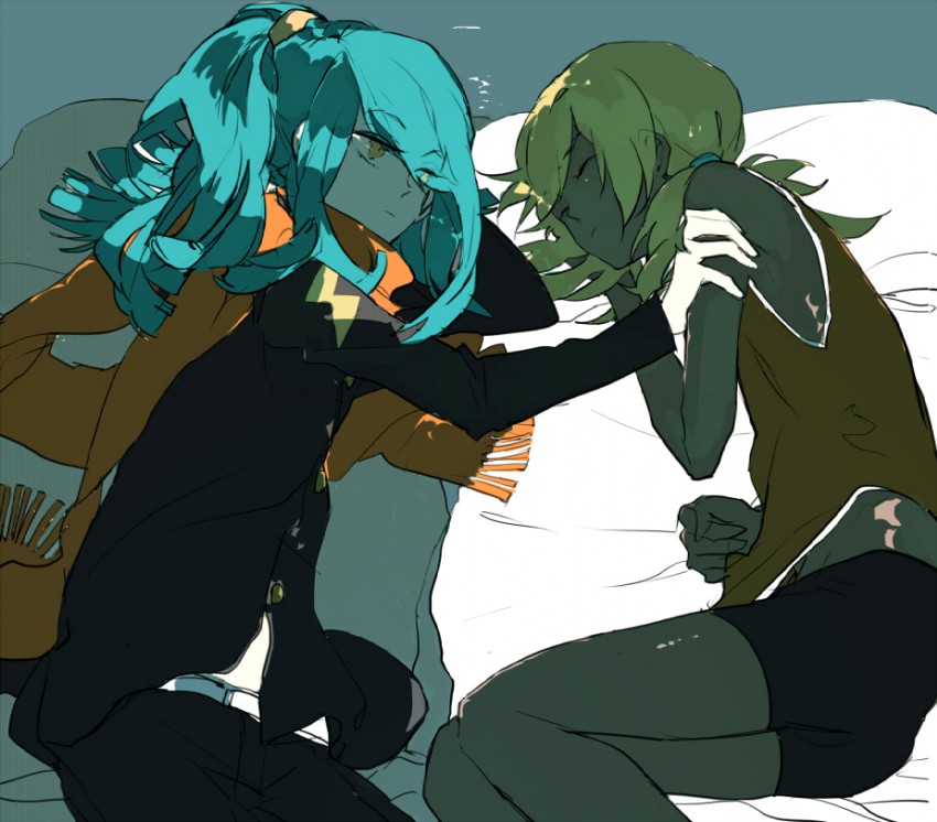 kazemaru ichirouta and miyasaka ryou (inazuma eleven) drawn by suou_(sdurorhr)